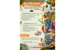 Herfstfeest op Tuinpark Laakzijde op zondag 18 oktober